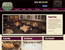 Tablet Screenshot of jakessteakhouse.net